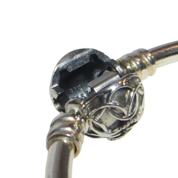 Pandora Bangle Pattern of Love Ltd Ed Charm Bracelet Sterling  7.5"  597137 - Picture 5 of 7